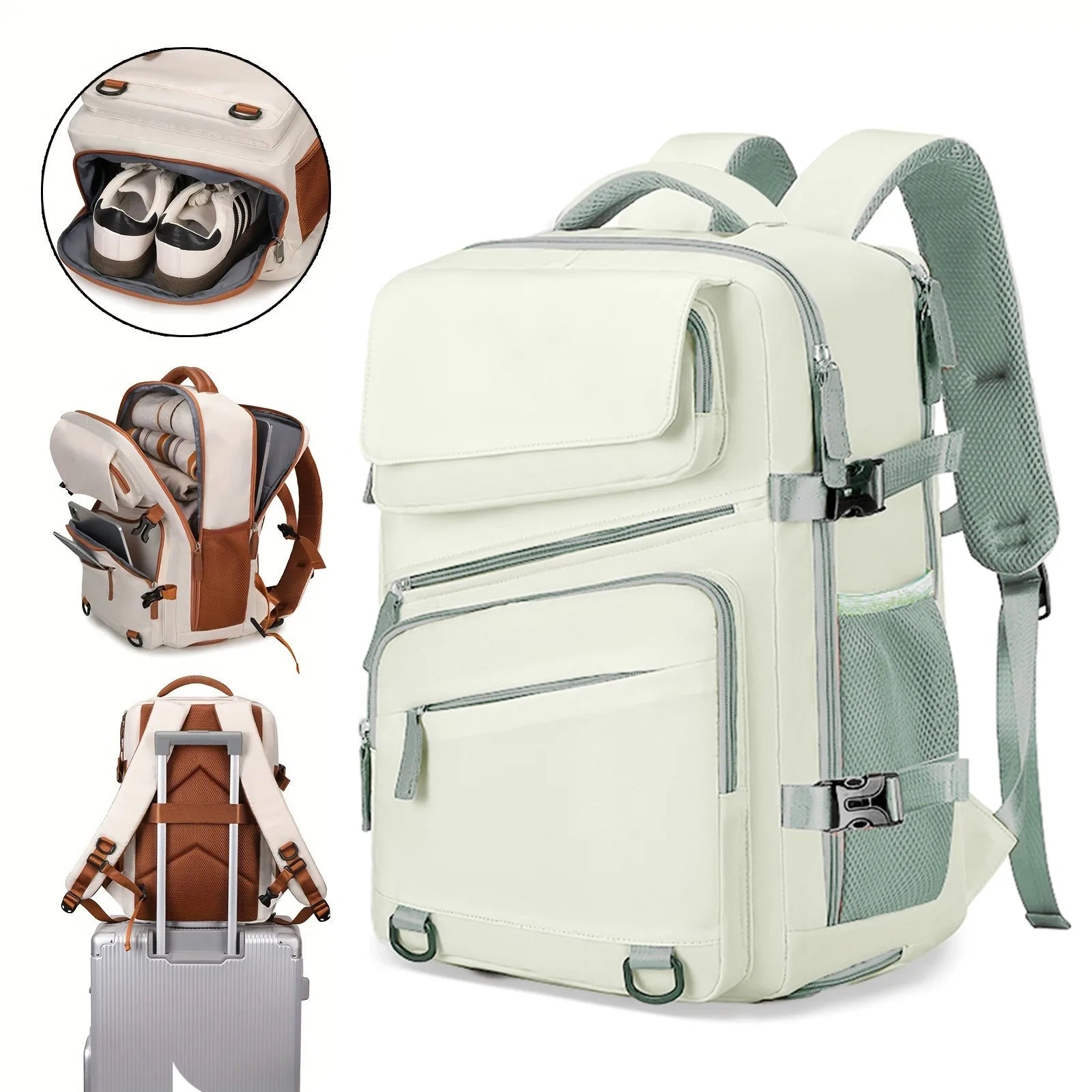 Large Capacity Expandable Backpack