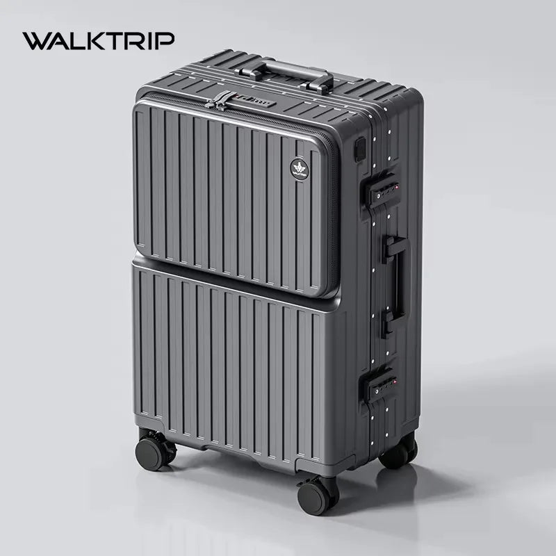20/24/26" Front Opening Pocket Aluminum Frame Luggage