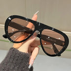 Vintage Oversized Oval Sunglasses