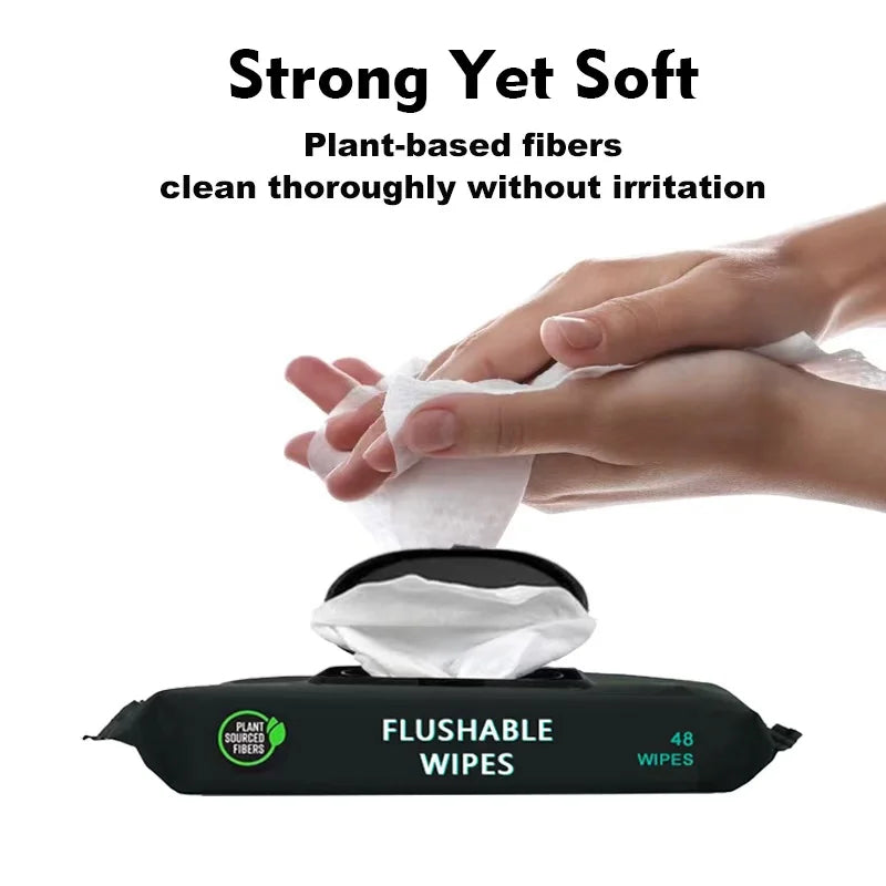 2/6 Pack Toilet Wet Wipes