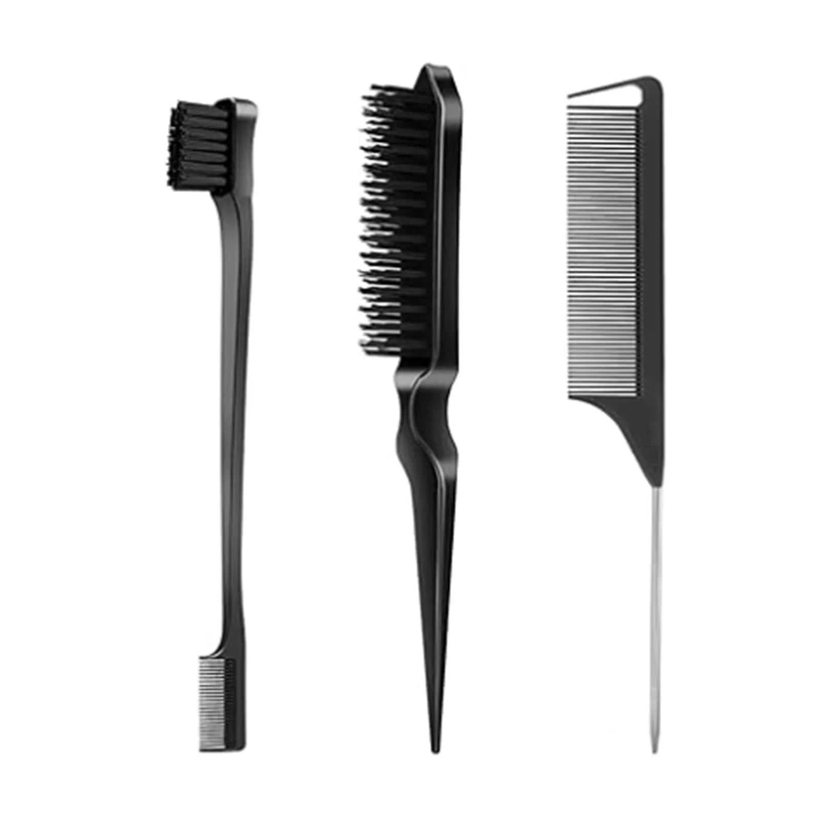 3pcs Hair Styling Hairbrush and Comb