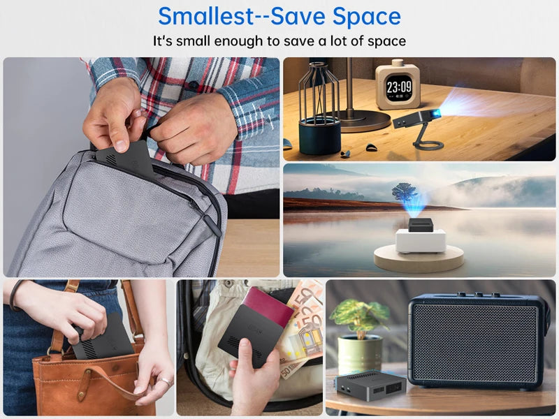Mini HD 1080P Portable Video Projector