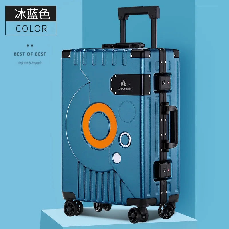 20/22/24/26 Aluminum Frame Trolley Luggage