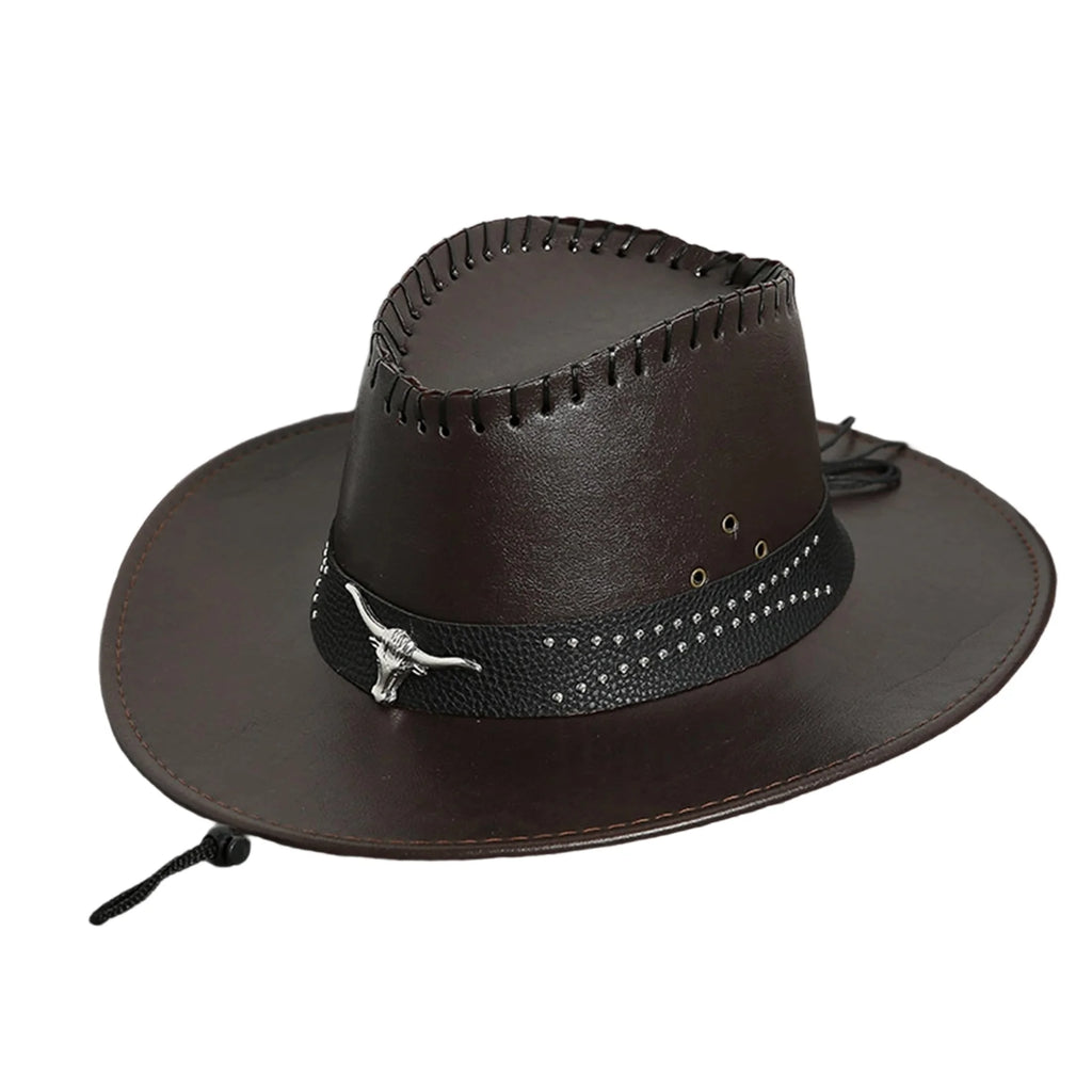 Stylish Cowboy Hat w/Wide Brim