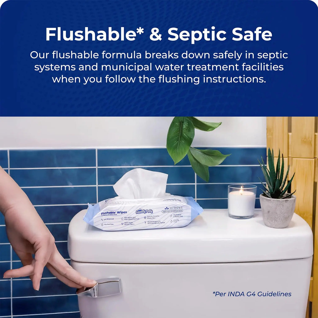 Flushable Wet Wipes