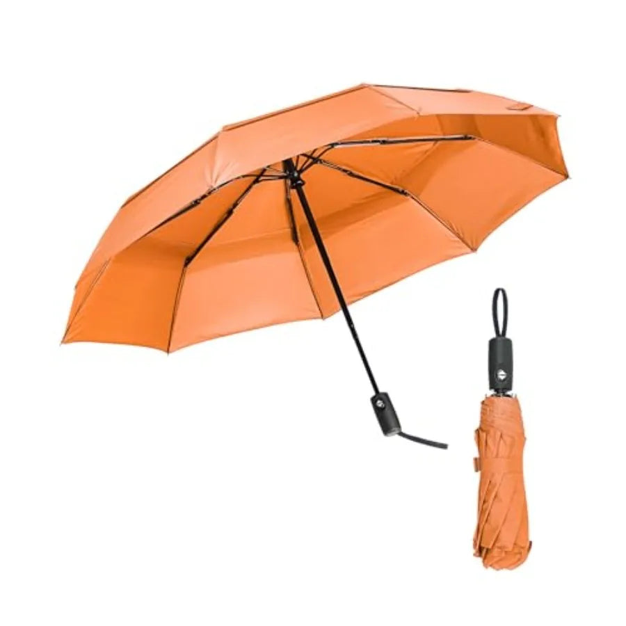 Compact Windproof Travel Umbrella – Auto Open/Close, Water-Resistant