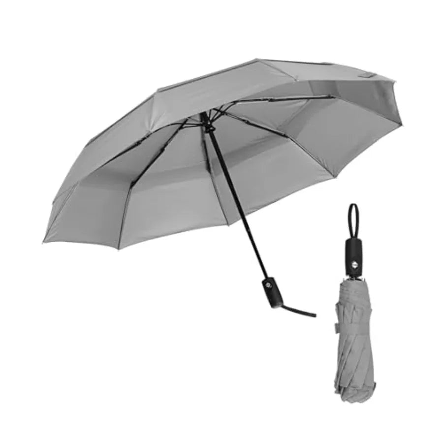Compact Windproof Travel Umbrella – Auto Open/Close, Water-Resistant