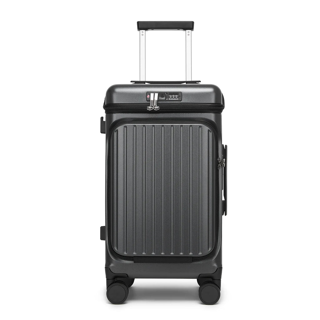20" Multifunctional Front Opening Carry-on Luggage