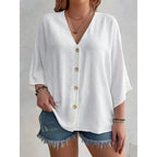 Women's Breathable V-Neck T-shirt