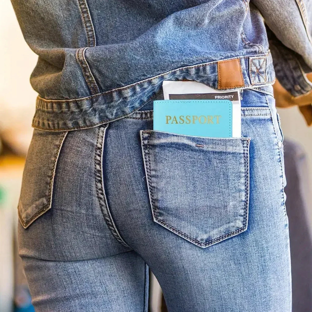 RFID Vintage Business Passport Holder