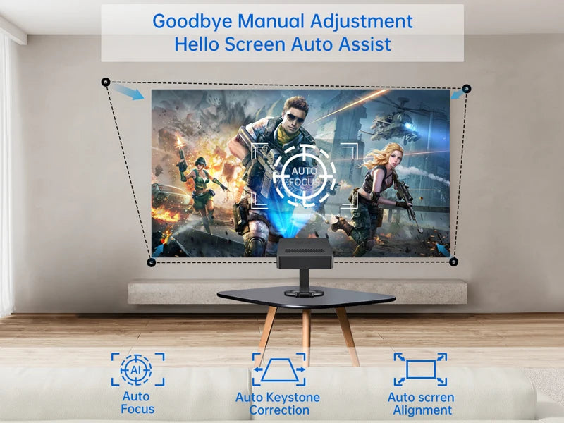 Mini HD 1080P Portable Video Projector