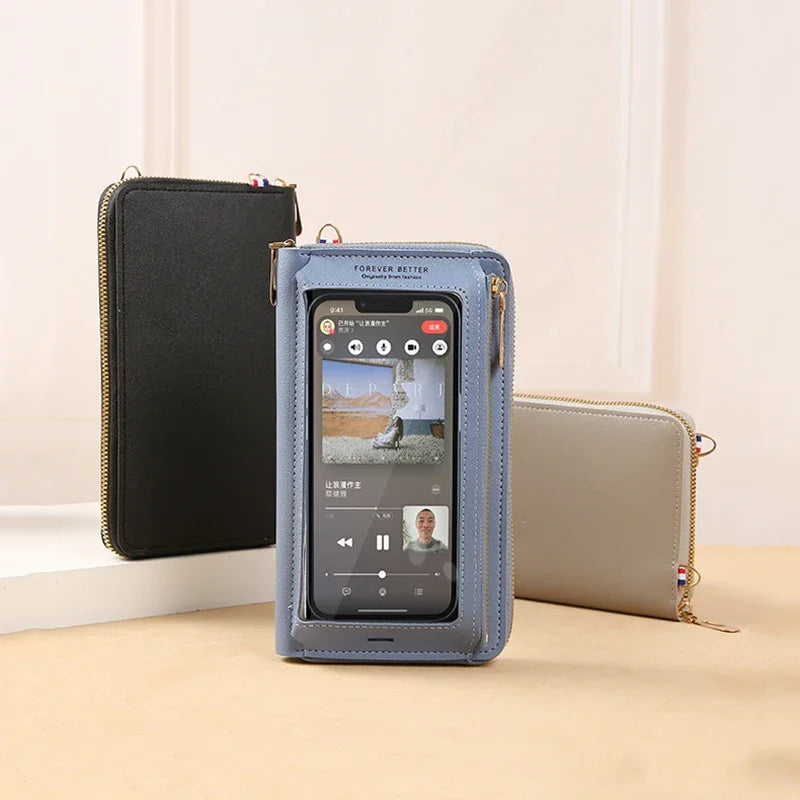 Crossbody Touch Screen Wallet
