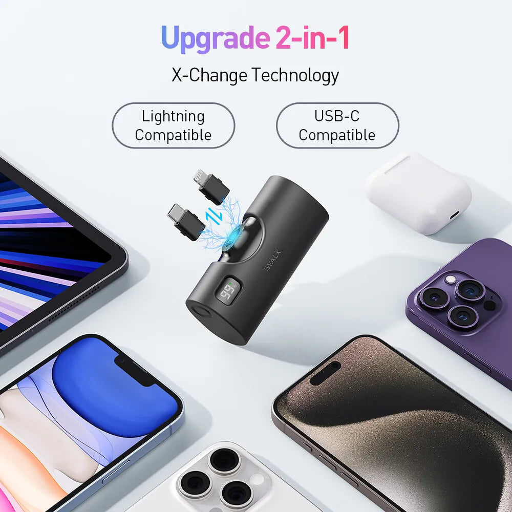 2 in 1 Mini Lipstick Power Bank