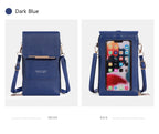 Soft Leather Touch Screen Crossbody