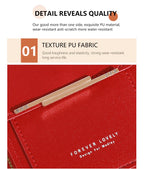 Soft Leather Touch Screen Crossbody