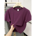 Casual Plus Size Short Sleeved T-Shirt