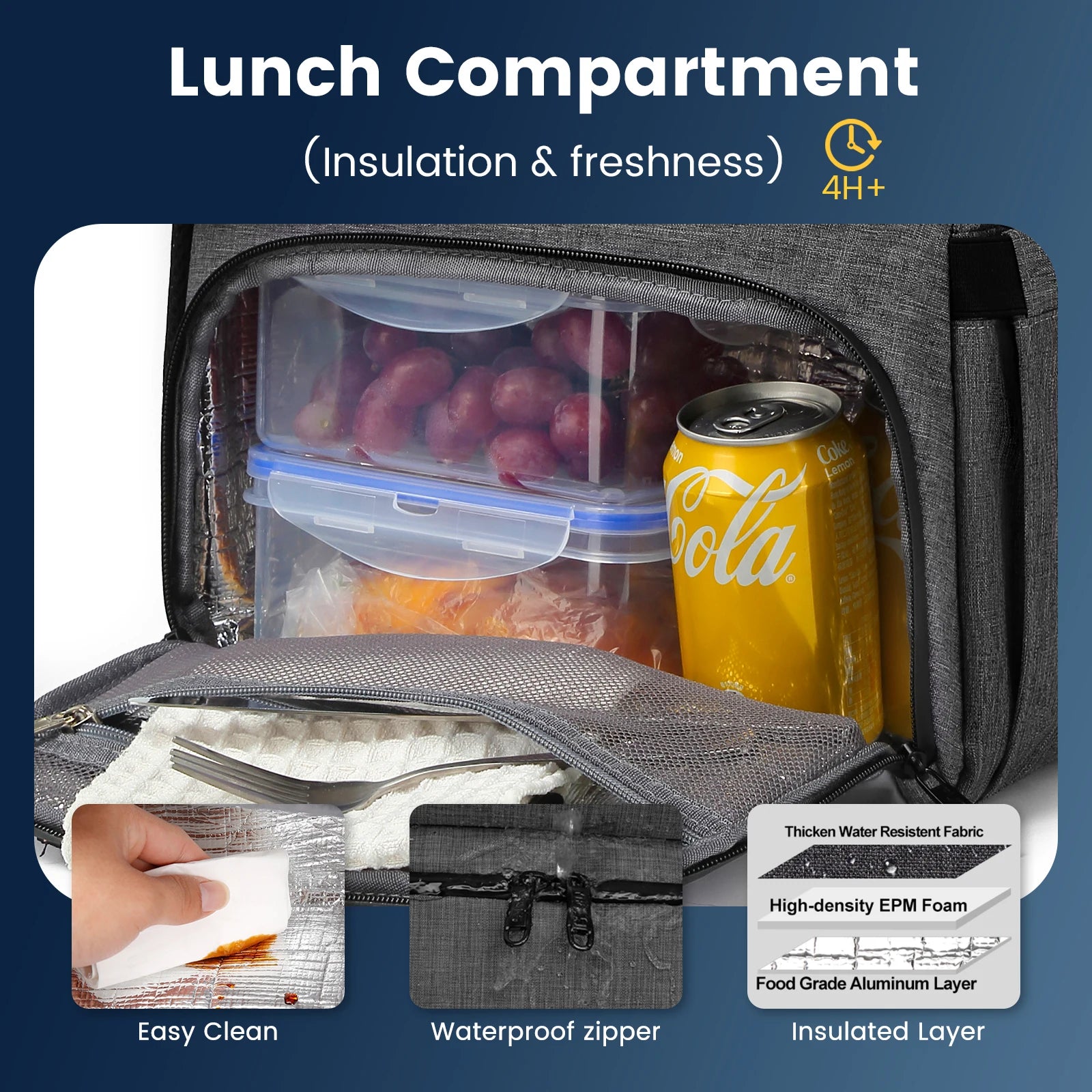 Insulated Multifunctional Cooler Travel Backpack