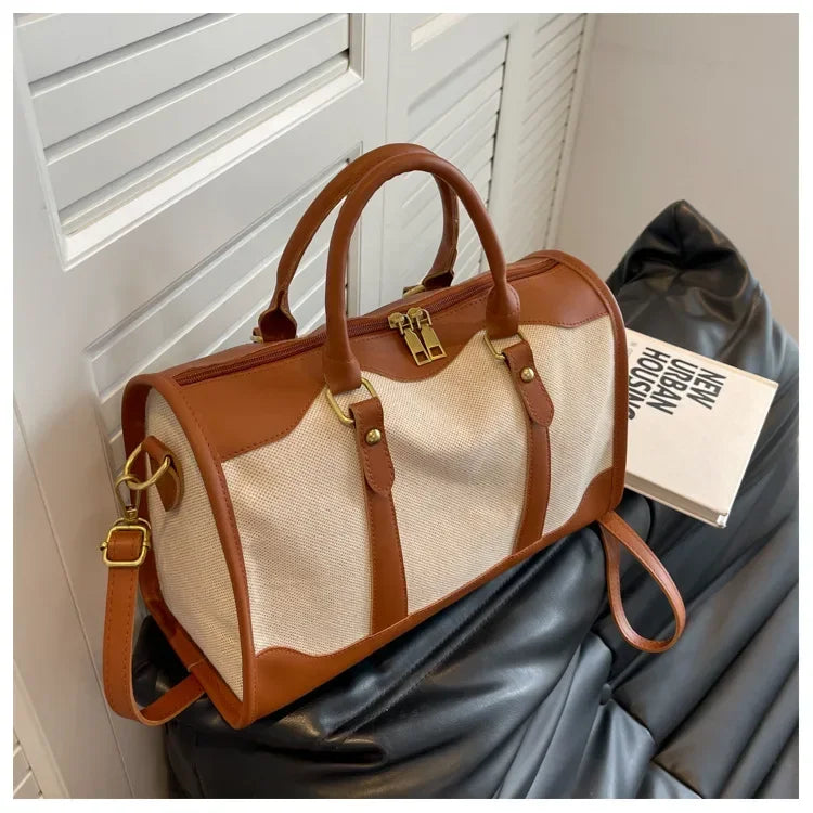 Vintage Crossbody Travel Luggage Handbag