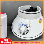 Fishing Cooling Fan Hat w/USB Rechargeable Battery