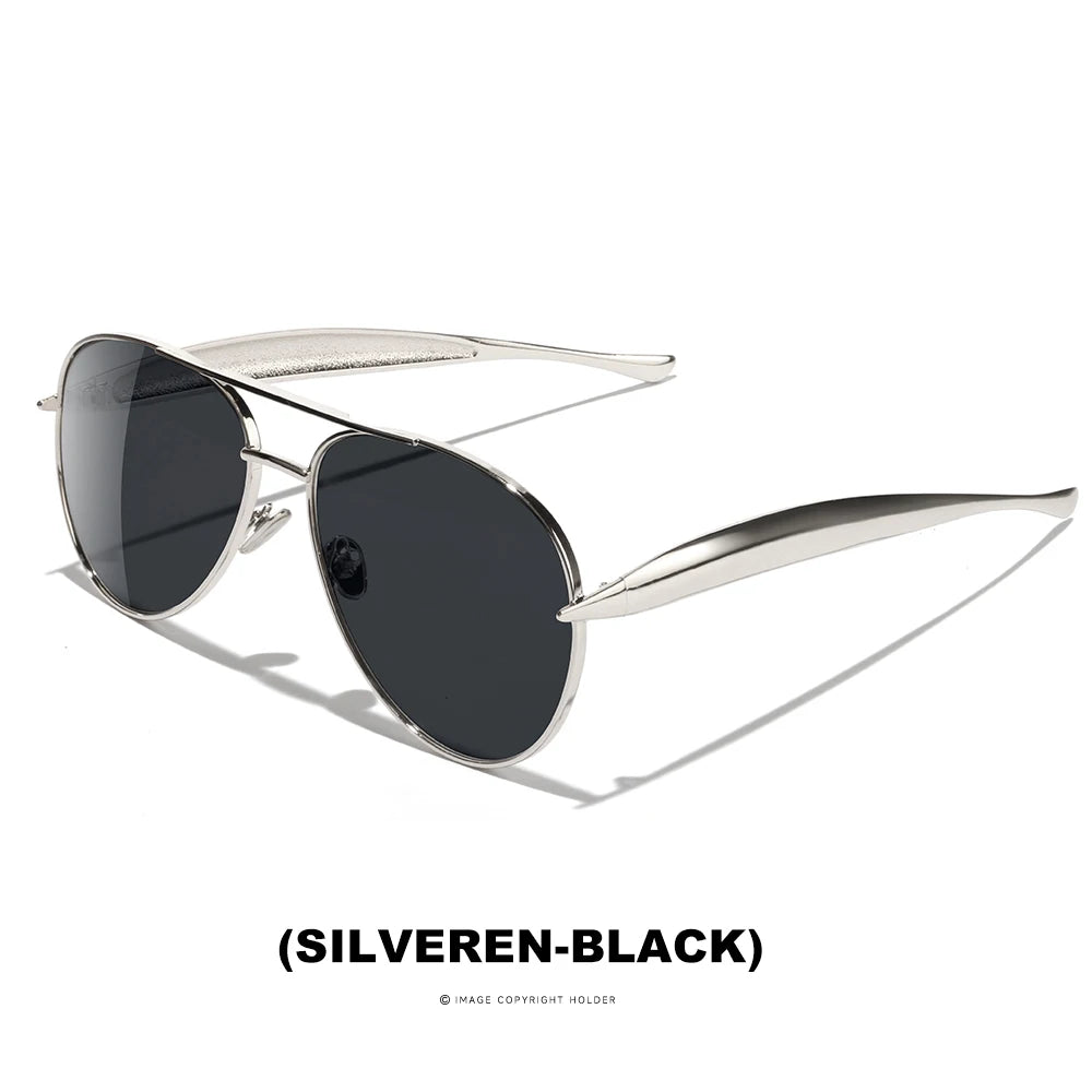 Oversized Vintage Aviator Glasses