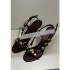 Women's Vintage Leather Slingback Sandals