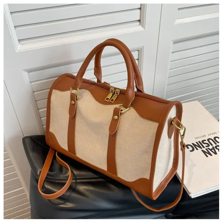 Vintage Crossbody Travel Luggage Handbag