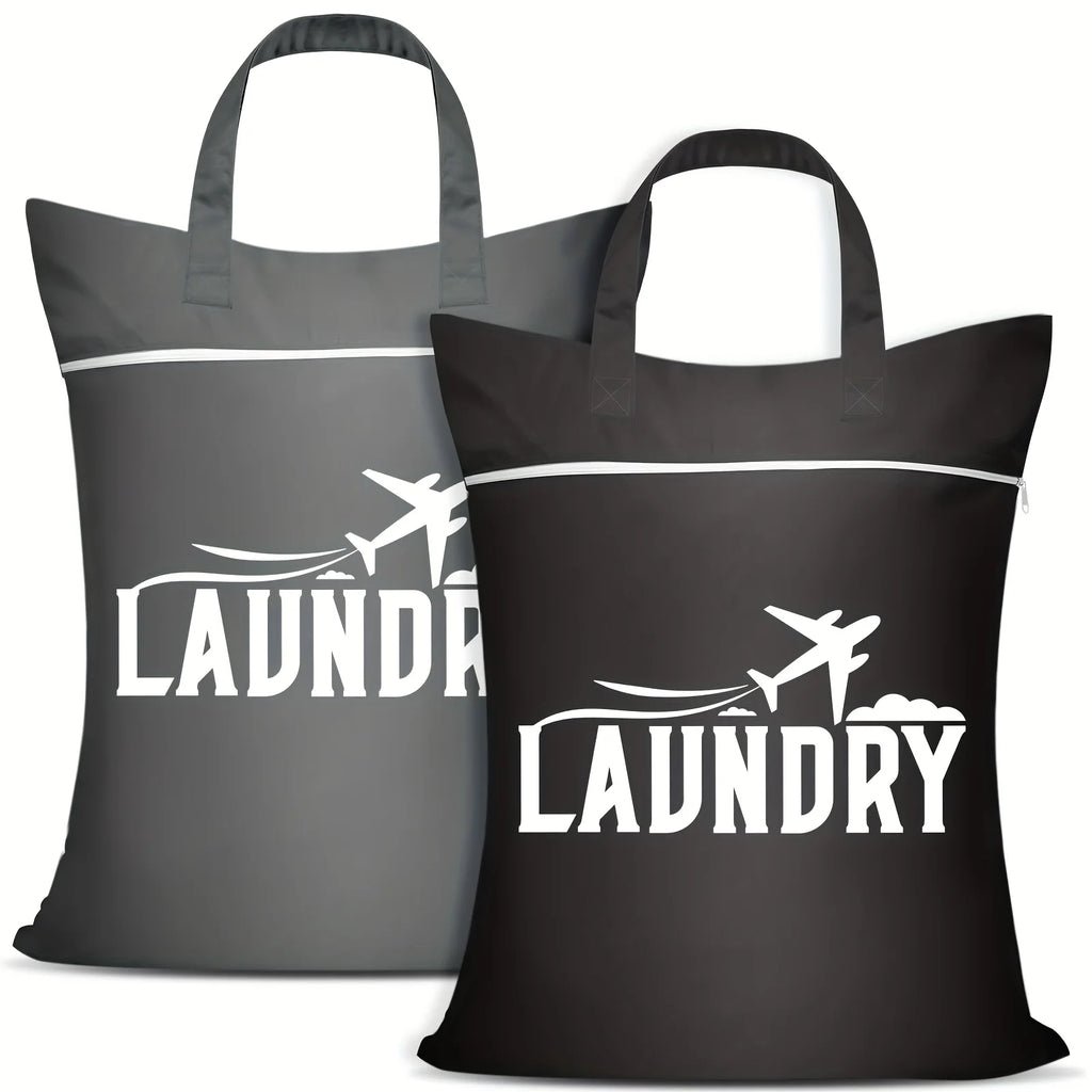 2pcs Large Washable Travel Laundry Bags