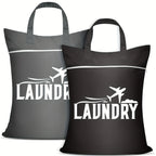 2pcs Large Washable Travel Laundry Bags