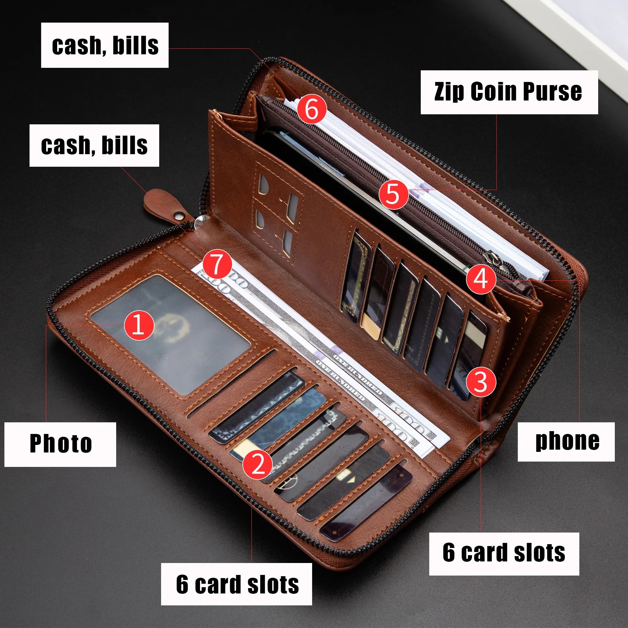 RFID Blocking Credit Card Wallet