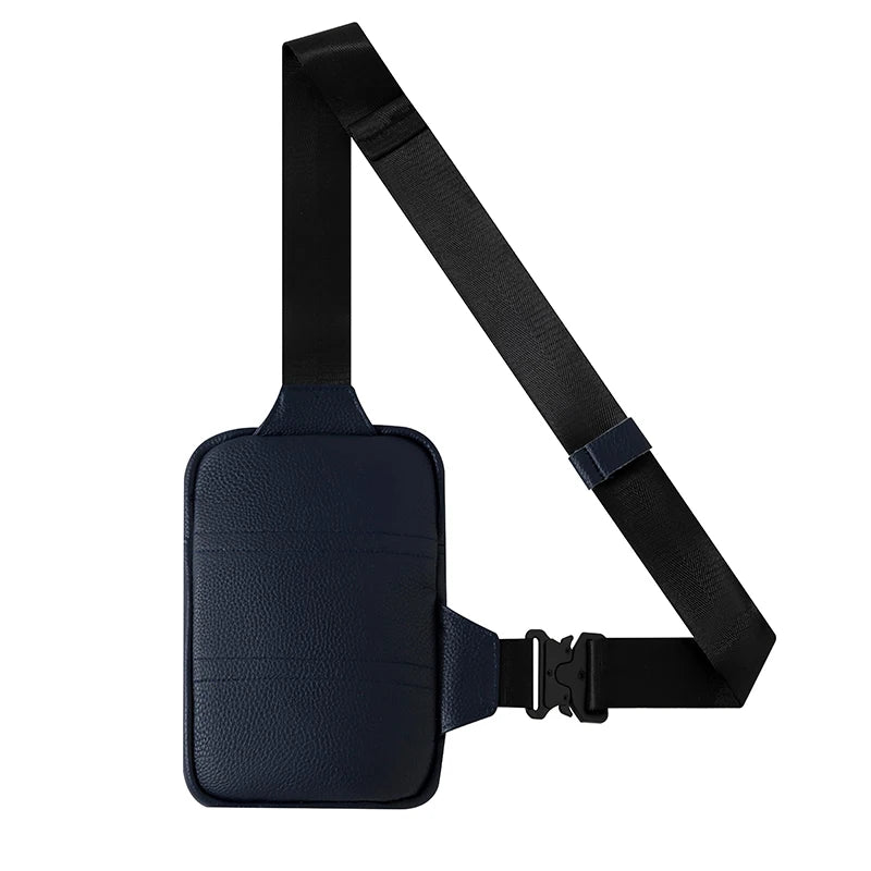 RFID Cowhide Crossbody Bag