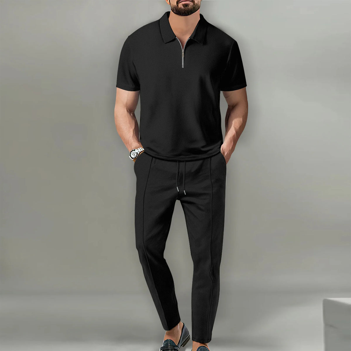 Men's Autumn European and American Casual Comfort Set