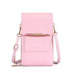 Soft Leather Touch Screen Crossbody