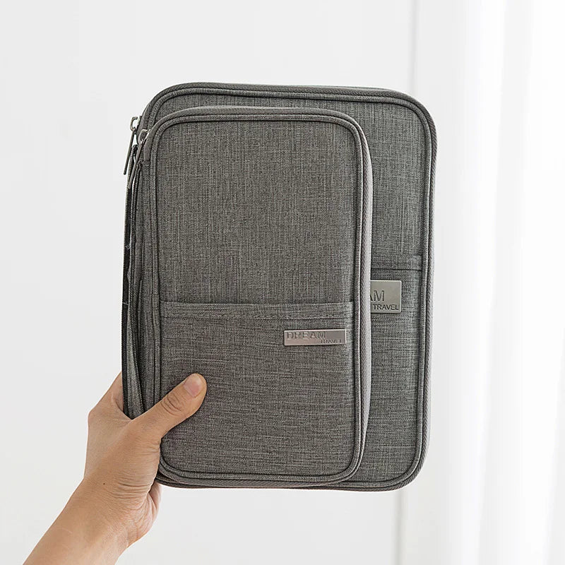 Family Voyager Travel Wallet – Multi-Passport Document Organizer