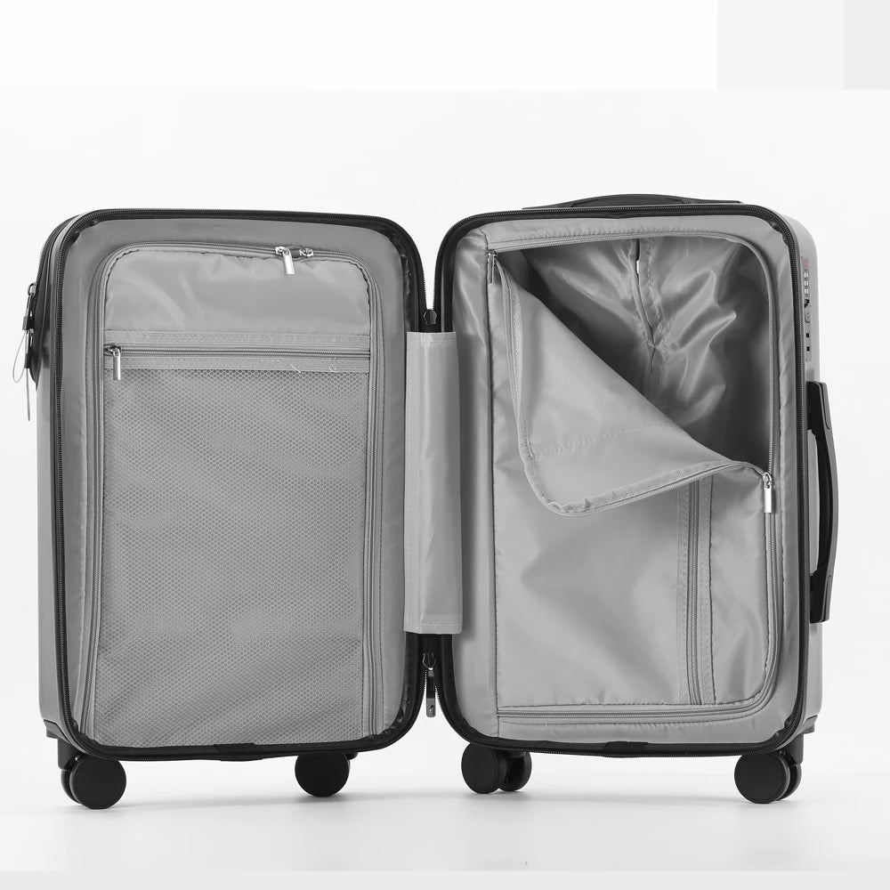 Stylish 20" Lightweight Carry-on w/Cup Holder