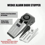 SafeStay Portable Door Stop Alarm – 120dB Travel Hotel Safety Wedge
