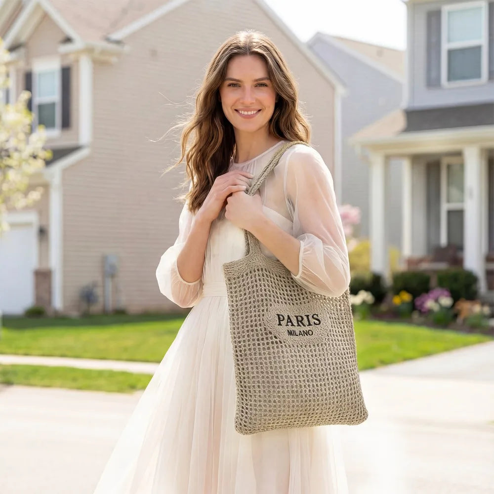 Crochet Tote Bag for Women