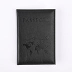 Sleek Grey Passport Cover – Slim Travel Wallet