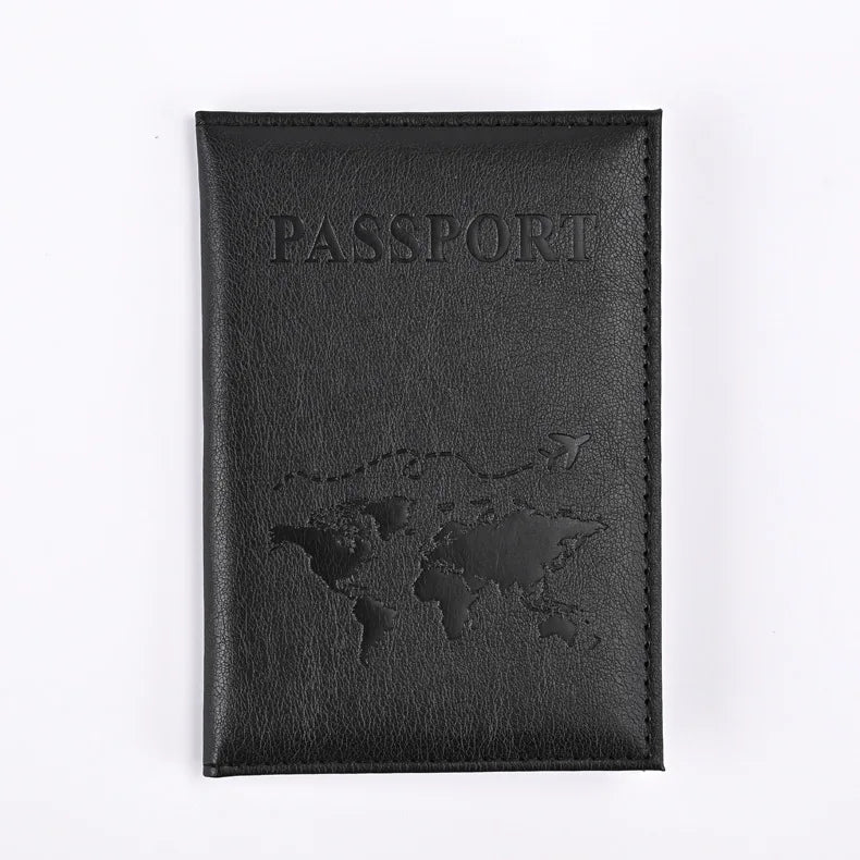Sleek Grey Passport Cover – Slim Travel Wallet