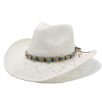 Chic Straw Sun Hat w/Stylish Strap