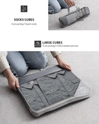 Travel Compression Storage Bag Set w/Shoe Bag