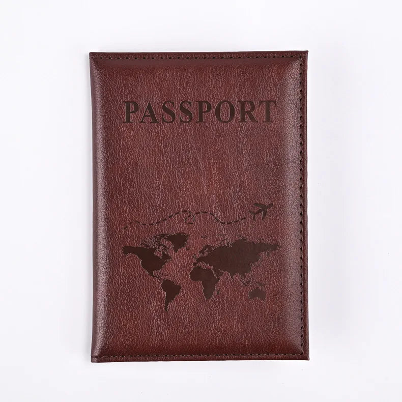 Sleek Grey Passport Cover – Slim Travel Wallet