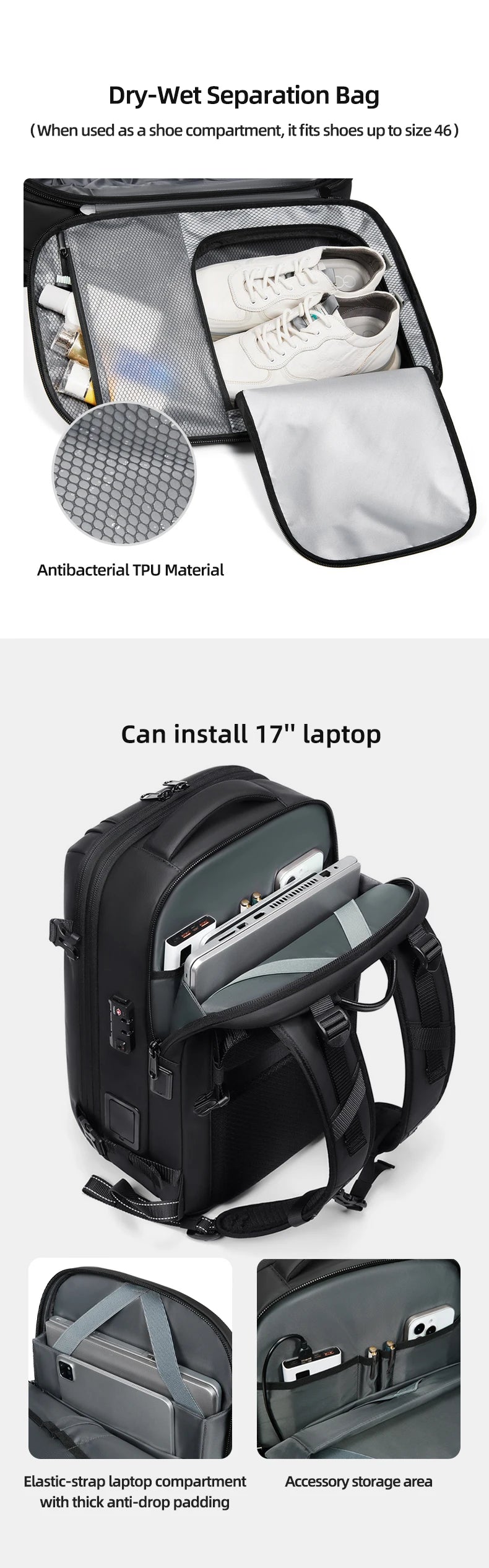 Vacuum Compression Backpack