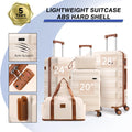 3/5pcs 20/24/28" Luggage Set w/Toiletry Bag & Duffel Bag