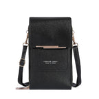 Soft Leather Touch Screen Crossbody