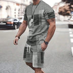 Men's Retro Cool Breathable Shorts Set
