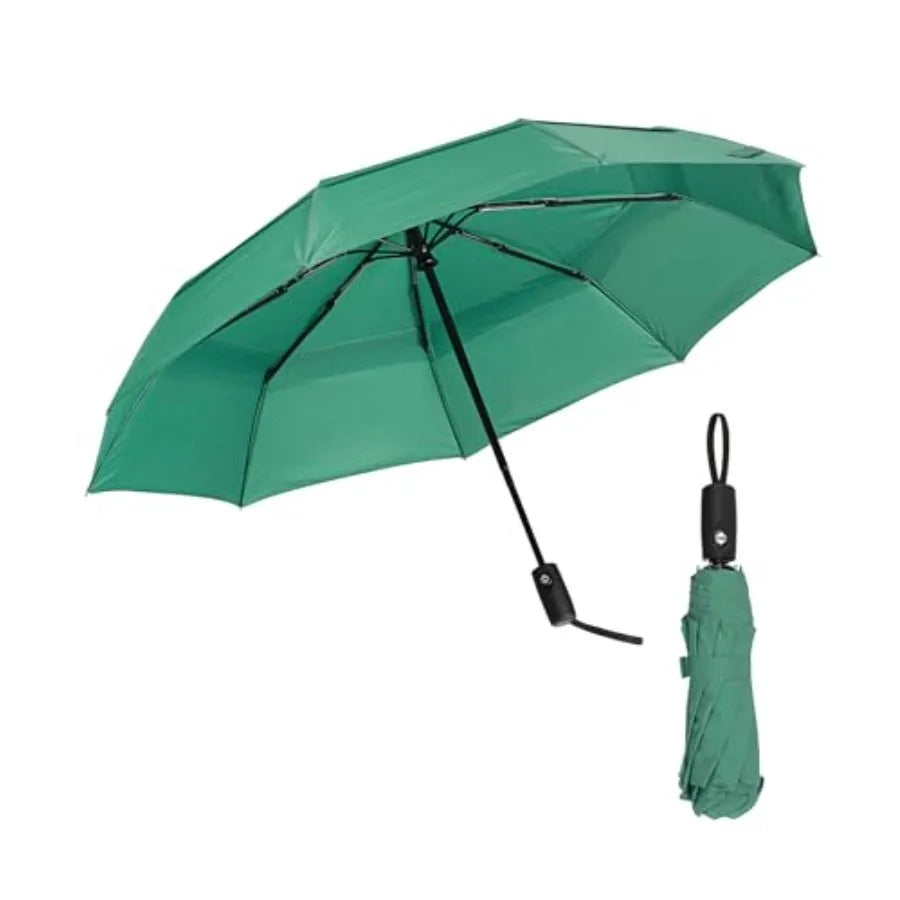 Compact Windproof Travel Umbrella – Auto Open/Close, Water-Resistant