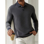 Men's High Quality Long Sleeve Polo Shirt