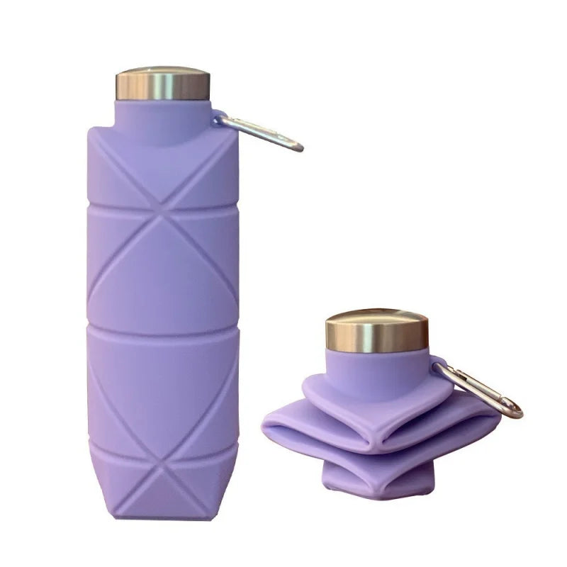TrailFold Collapsible Silicone Water Bottle – 700ml
