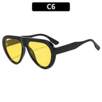 Vintage Oversized Oval Sunglasses