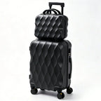 2Pcs Travel Luggage Set with Lightweight Cosmetic Bag